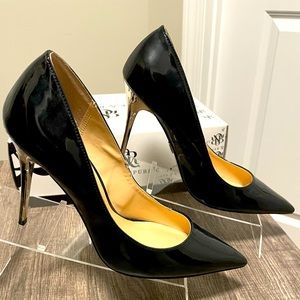 Rock & Republic stiletto heel pumps, black, size 7.5